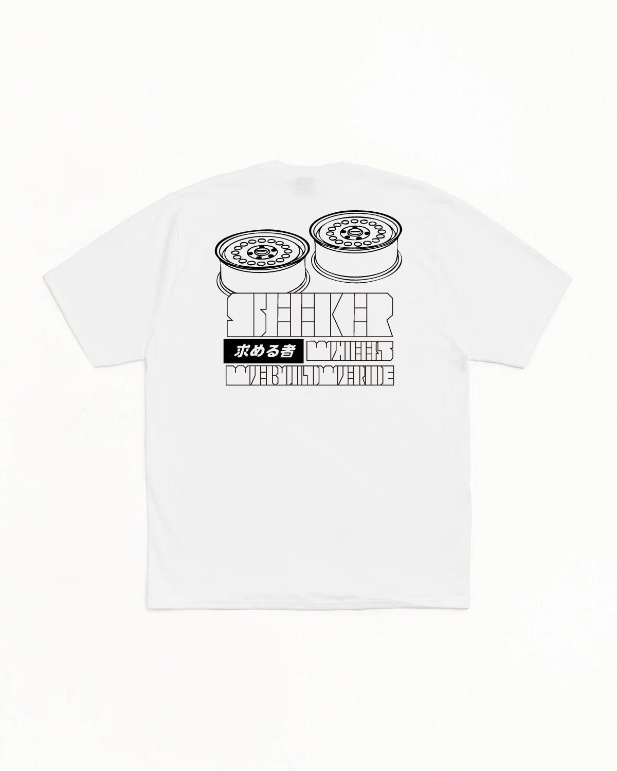 SEEKER WHEELS | Retro Automotive Culture Graphic Tee