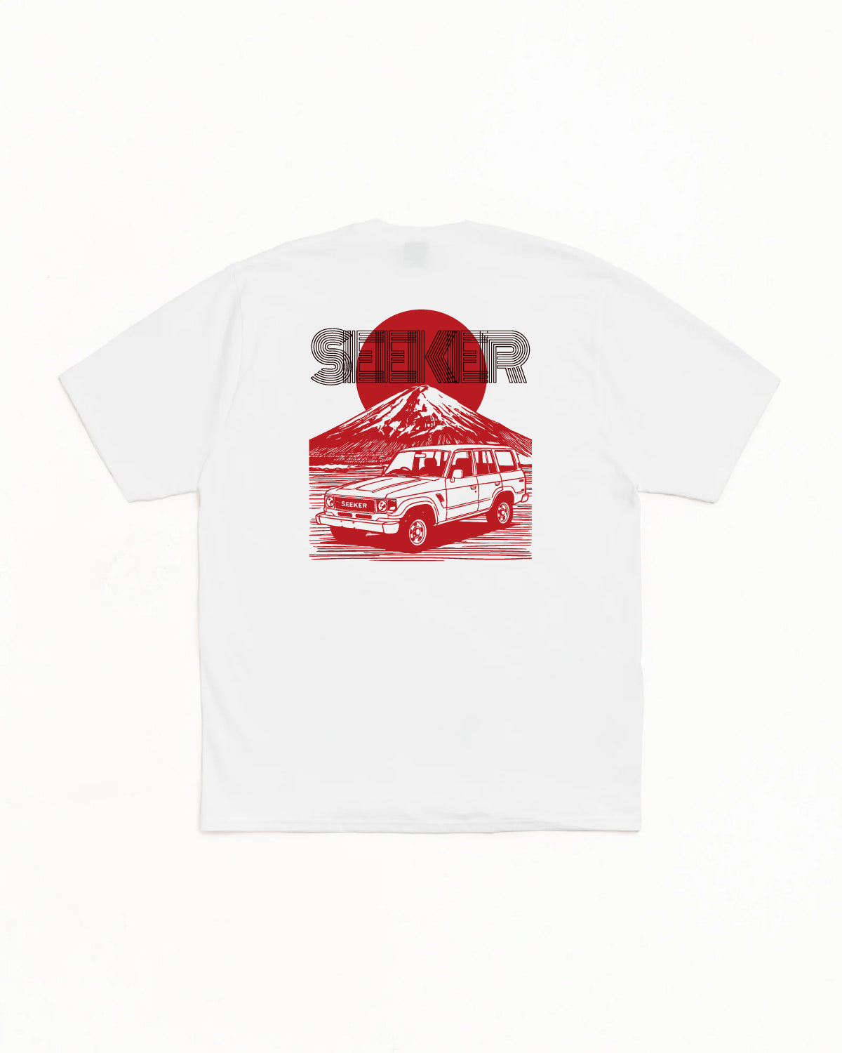 SEEKER WHEELS | Retro Automotive Culture Graphic Tee